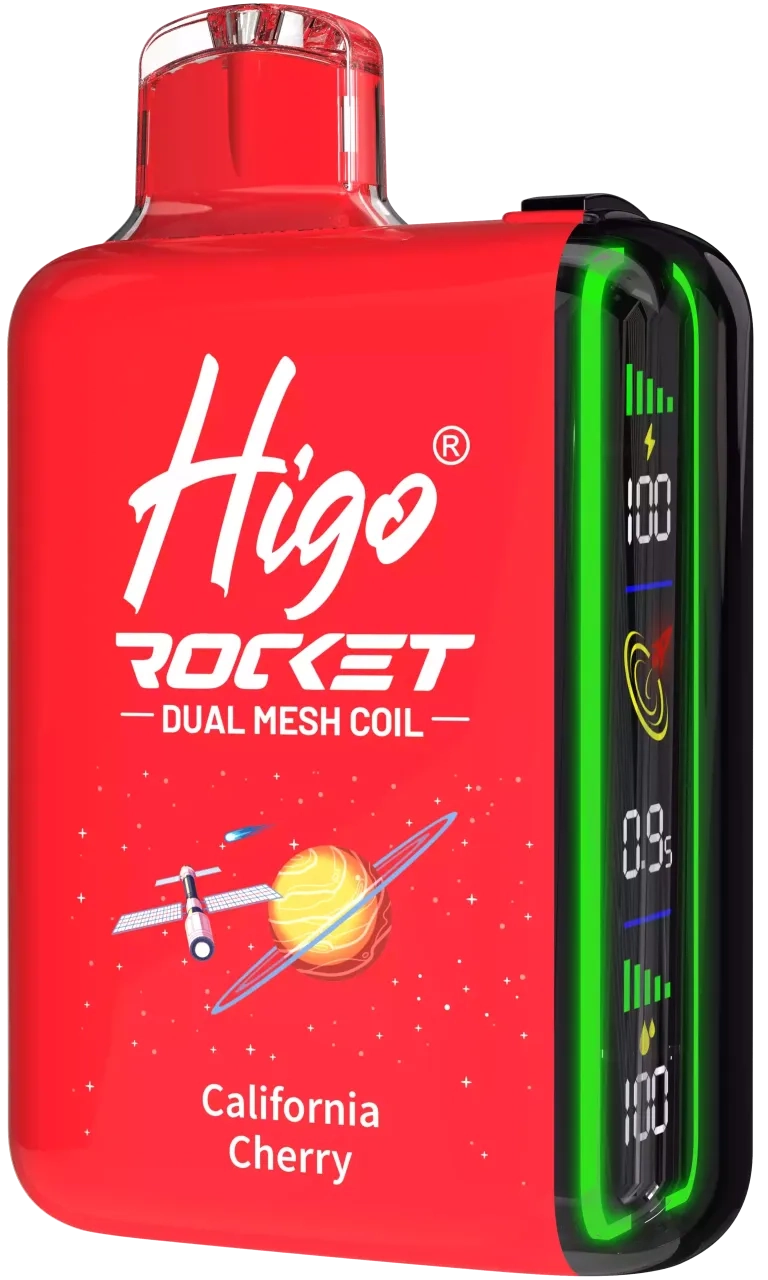 HIGO Rocket 20,000-puff refillable disposable vapes