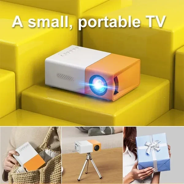 YG300 Home LED Portátil Micro Mini Projetor HD