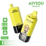 waspe aiviou 150000 puffs Strawberry-banana + kiwi-watermelon + coconut-strawberry