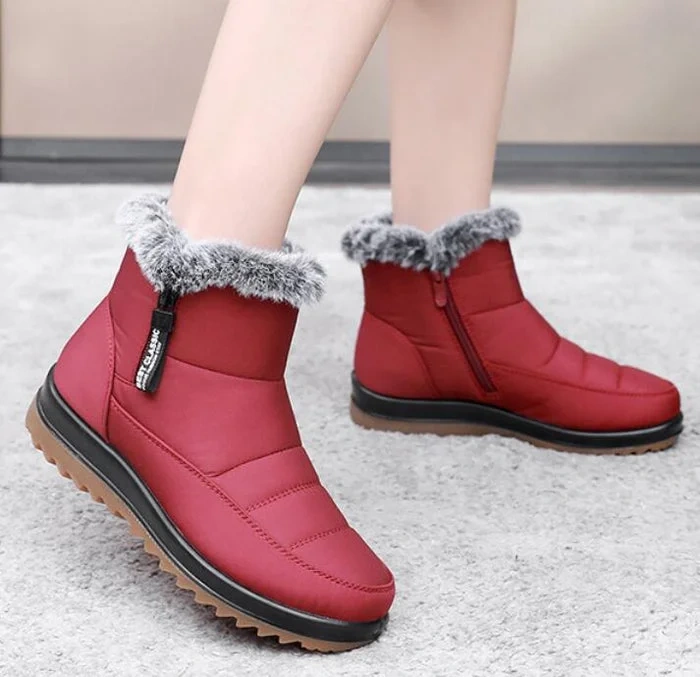 Botas de algodão quente impermeáveis ​​de inverno