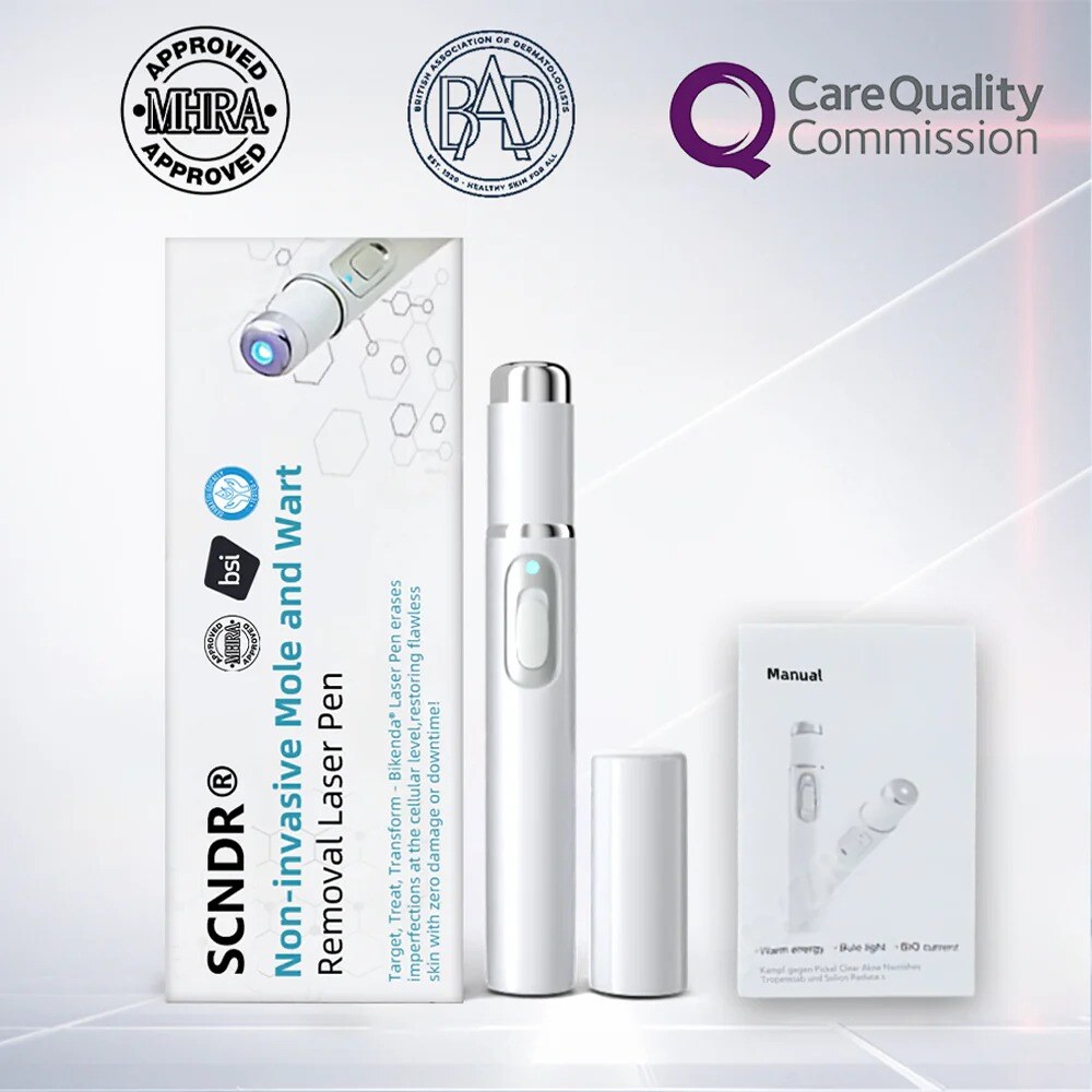 Caneta a laser para remoção de pintas e verrugas não invasiva SCNDR® 🏅