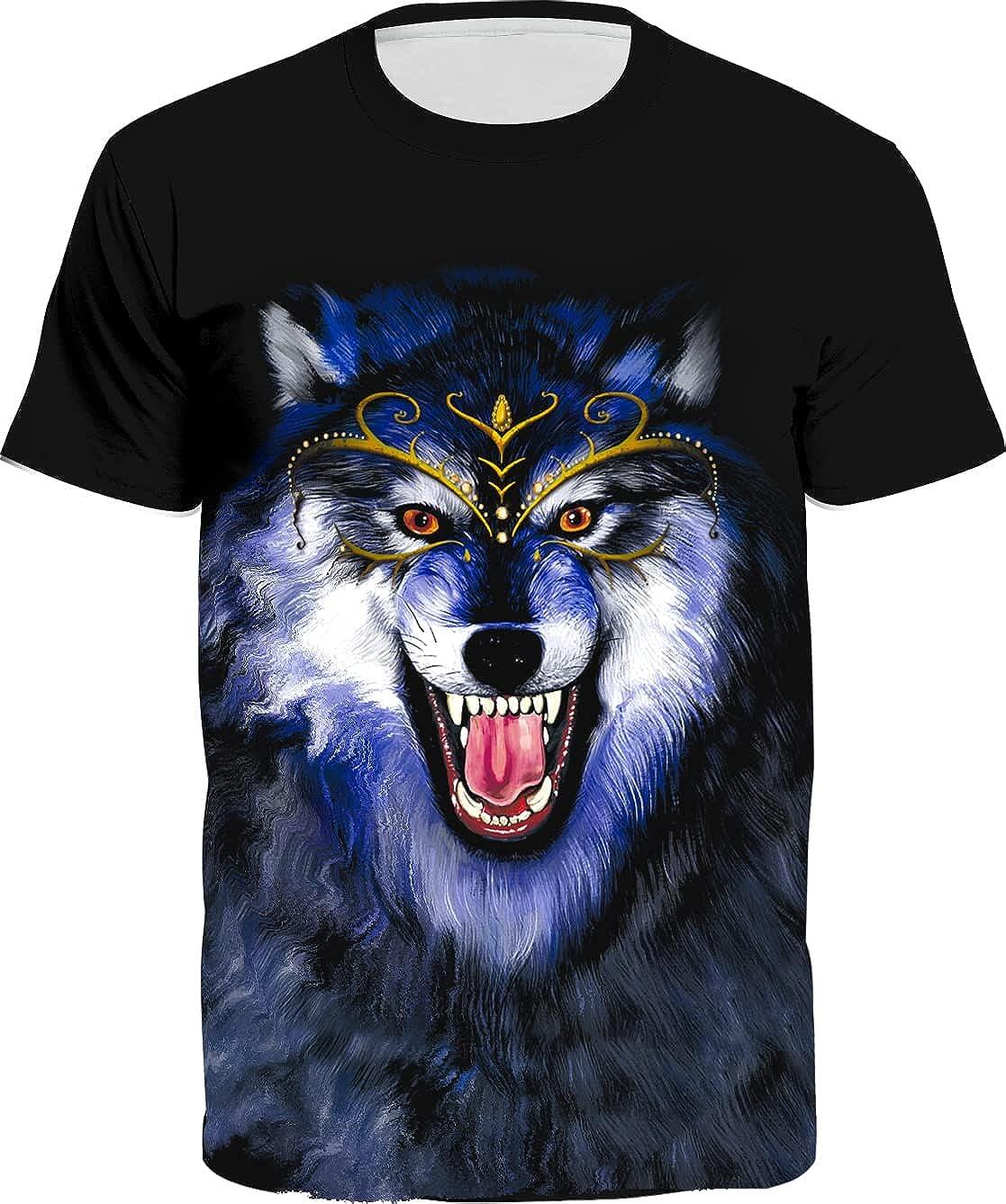 Men's 3D Print Skull T-Shirt 3D Creative Print Short Sleeve T-Shirt Casual Round Neck Novelty Street Fashion Tees Shirt