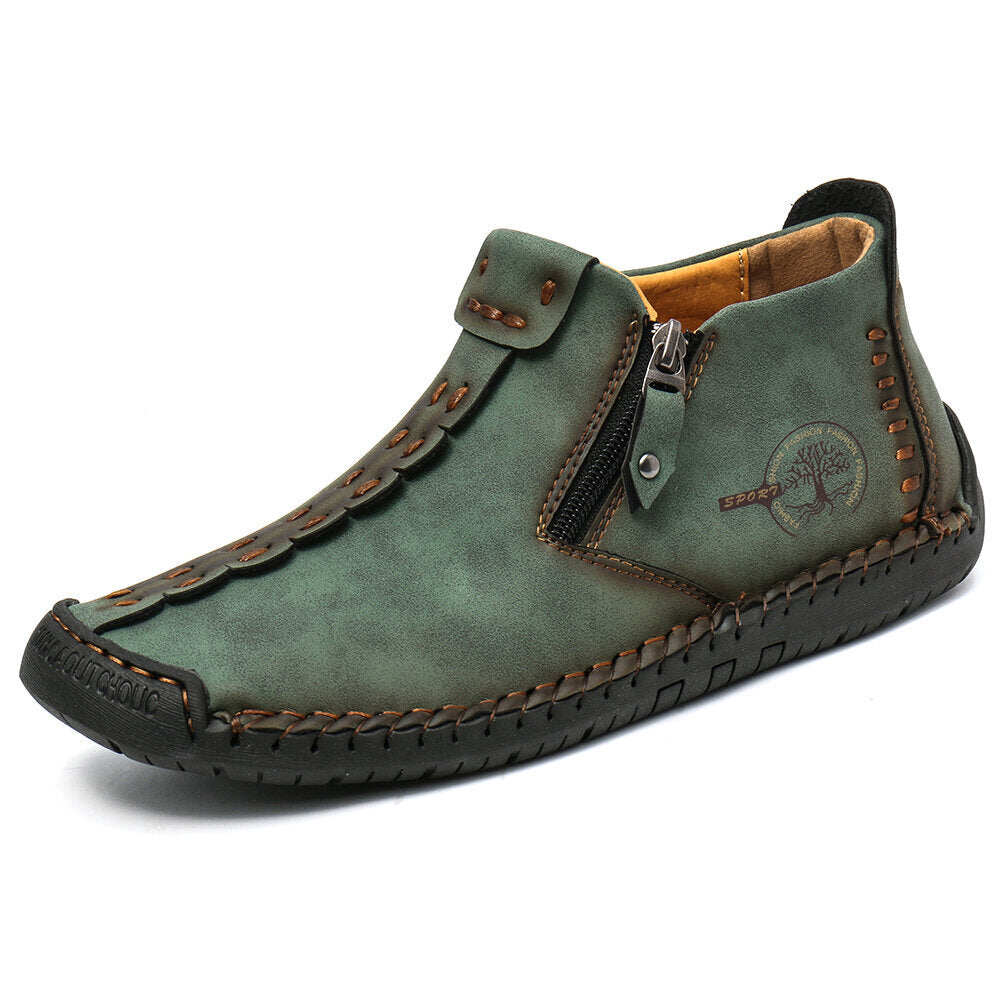 2022 Zipper Outdoor Casual Ręcznie szyte buty robocze