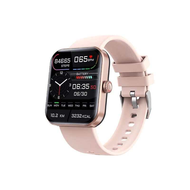 [Monitoramento de frequência cardíaca e pressão arterial durante todo o dia] Smartwatch moda Bluetooth