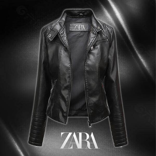 [ZARA] Jaqueta de couro feminina (disponível na primavera, outono e verão)