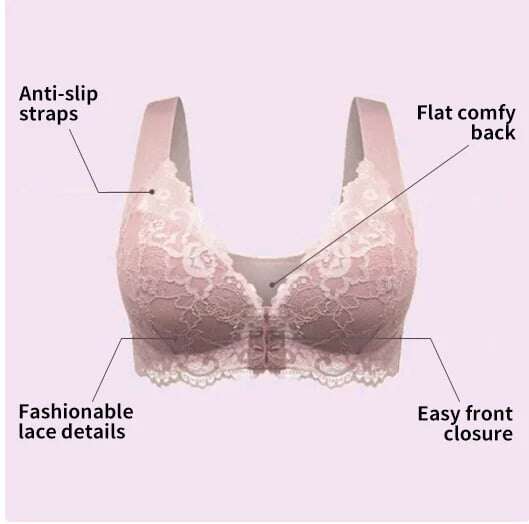 🌊Последния ден Купете 1 Вземете 2 безплатно 😲- Удобен сутиен със затваряне отпред