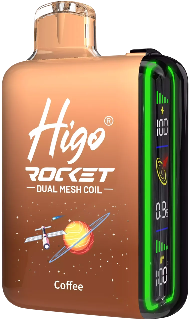 HIGO Rocket 20,000-puff refillable disposable vapes