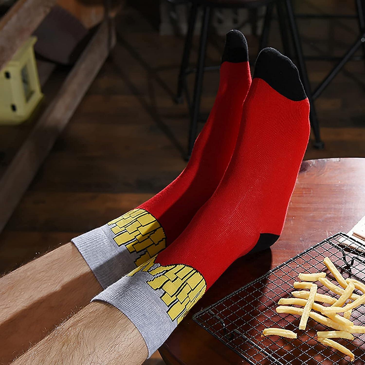 Meias coloridas divertidas