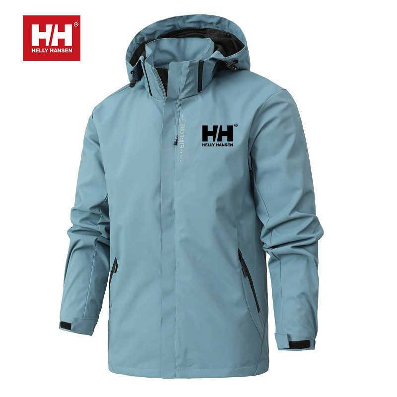 💕Helly Hansen® | Sweatshirt com capuz impermeável e corta-vento para esqui ao ar livre para homem e mulher