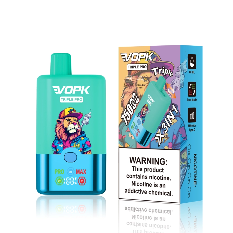 triple tank 3 in 1 75000 puffs vape