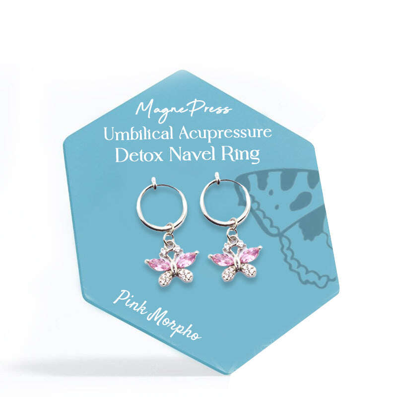 MAGNEPRESS ACUPRESSÃO UMBILICAL ANEL DO BOTÃO DE DESINTOXICAÇÃO DO BARRIGA