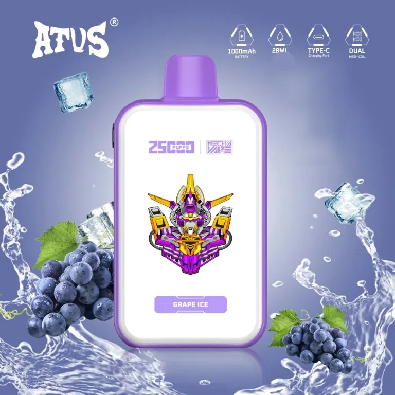 ATVS 25000 Puffs Vapes Peach Ice