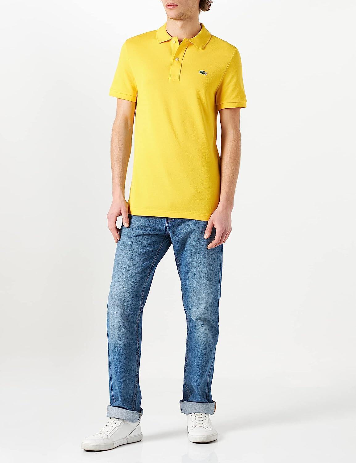 CAMISA POLO MASCULINA LACOSTE CLASSIC PIQUE SLIM FIT MANGA CURTA