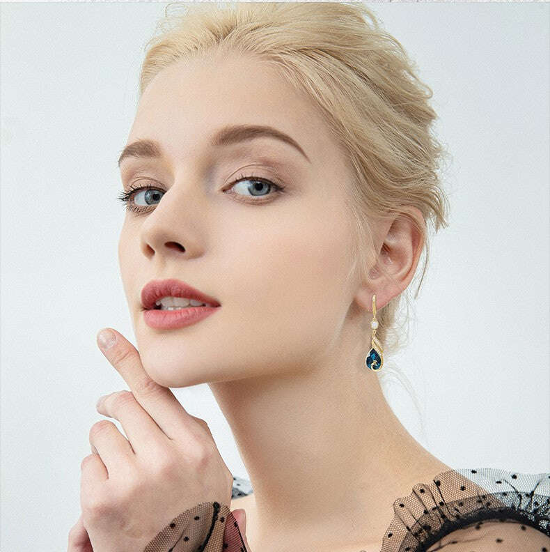 FUTUSLY™ КОМПЛЕКТ ОБЕЦИ И КОЛИЕ ОТ КРИСТАЛЕН ПАУН С МАГНИТЕН ГЕРМАНИЙ ЗА ЛИМФЕН ДРЕНАЖ