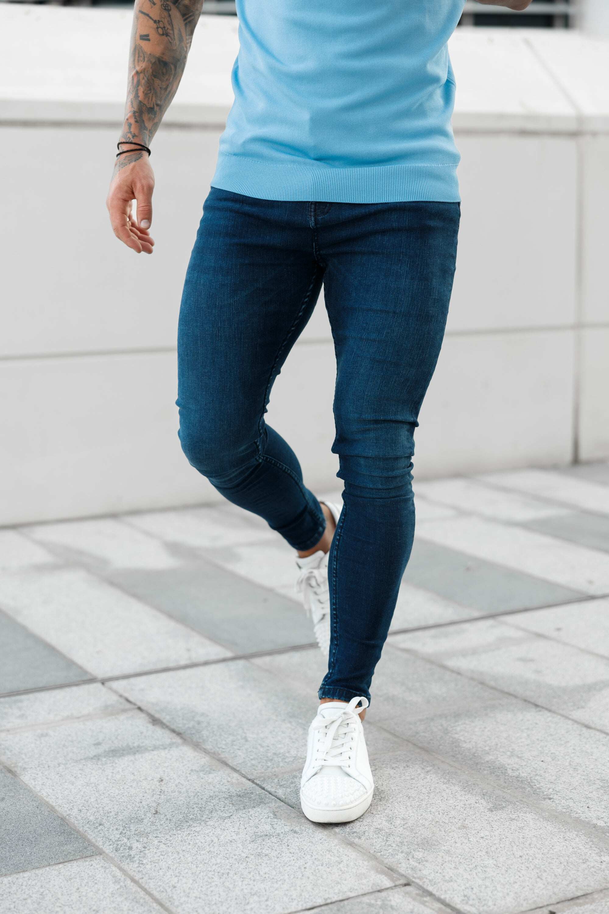 Ultra Stretch Navy Slim Jeans - FSJEAN001