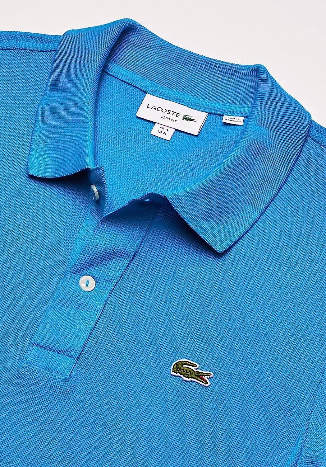 CAMISA POLO MASCULINA LACOSTE CLASSIC PIQUE SLIM FIT MANGA CURTA