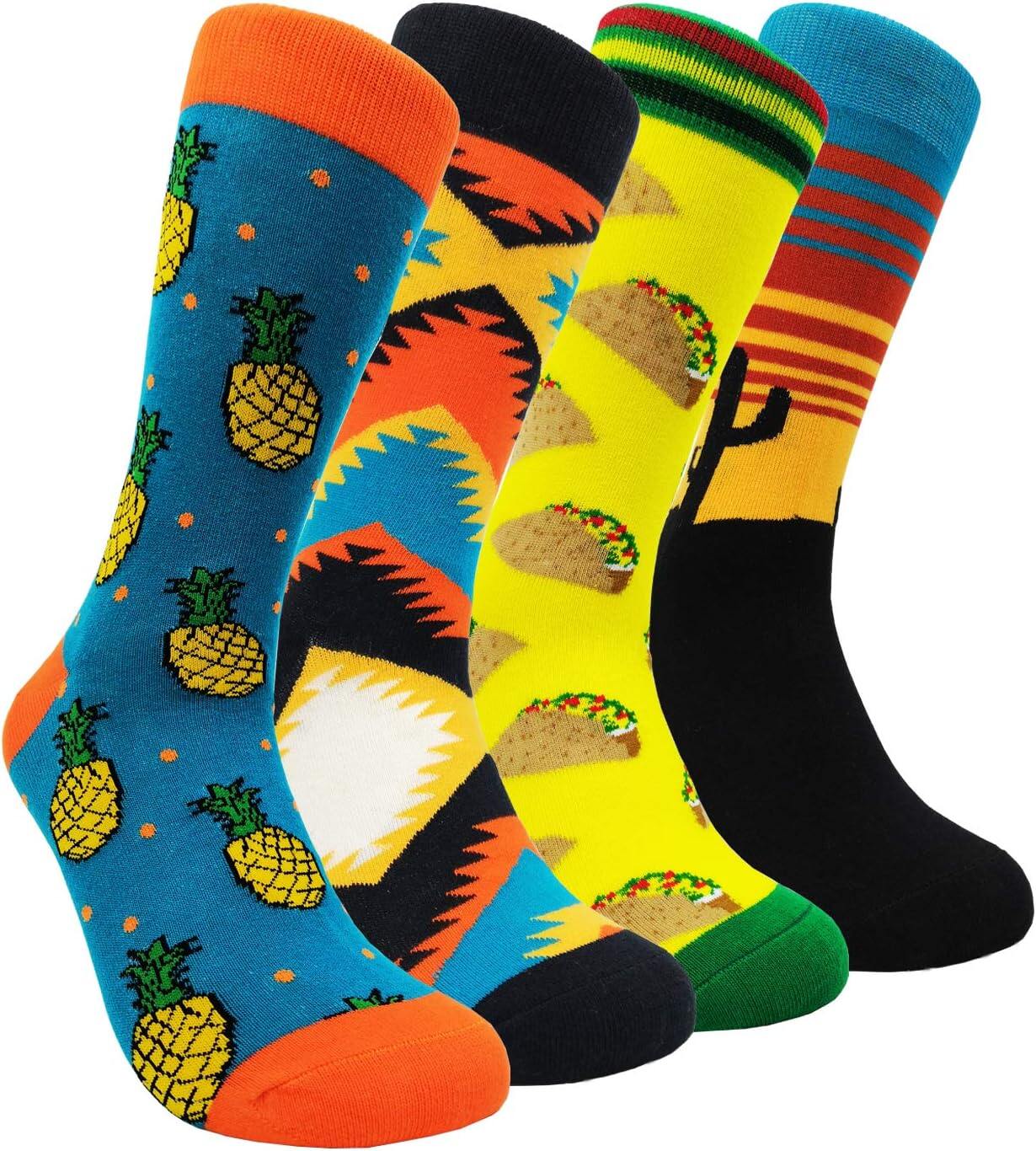 Meias coloridas divertidas