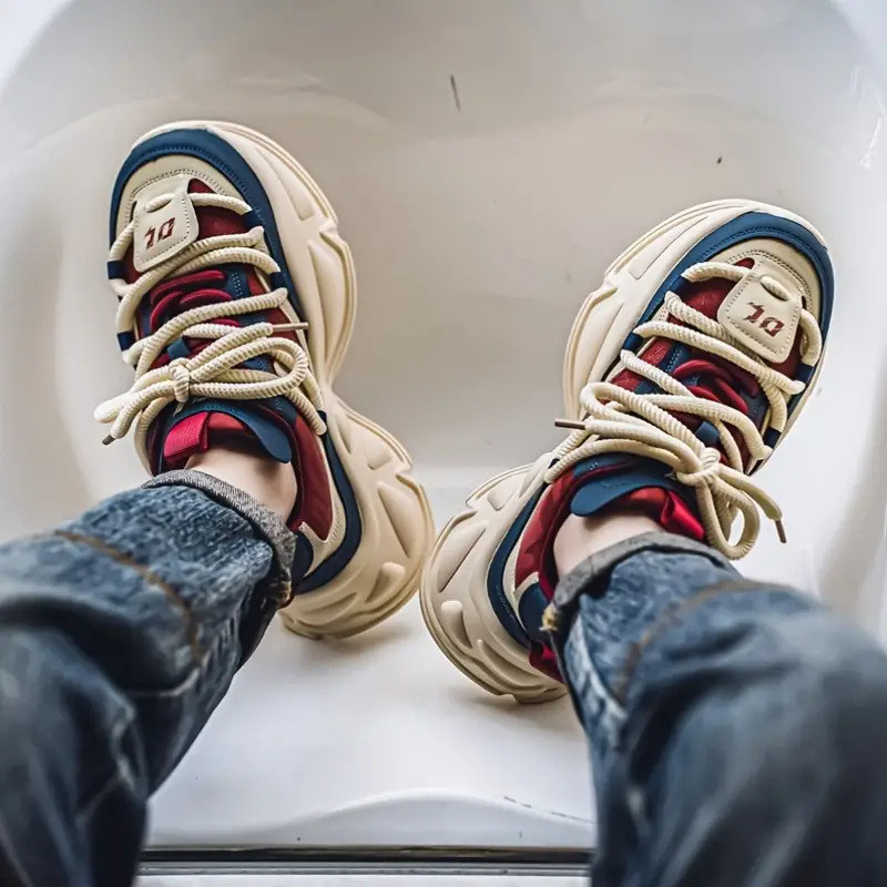 Μοδάτα casual αθλητικά παπούτσια τρεξίματος με κορδόνια