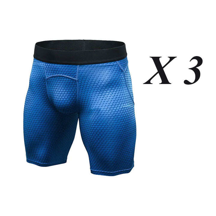 Shorts de compressão para terapia de campo de energia GFOUK™ IONIC para homens