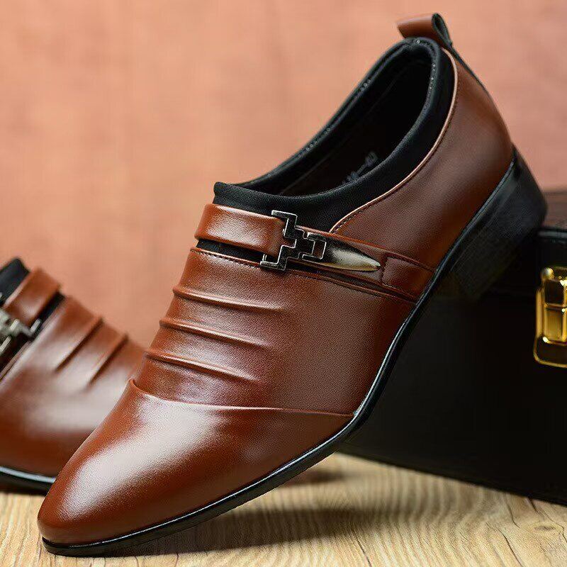 Novo Sapato de homem casual em pele de vaca | 50% de desconto🔥