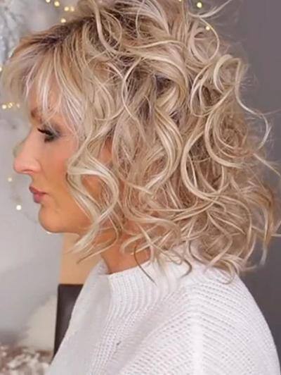 Women's Wig Fluffy Curly Hair Wig
