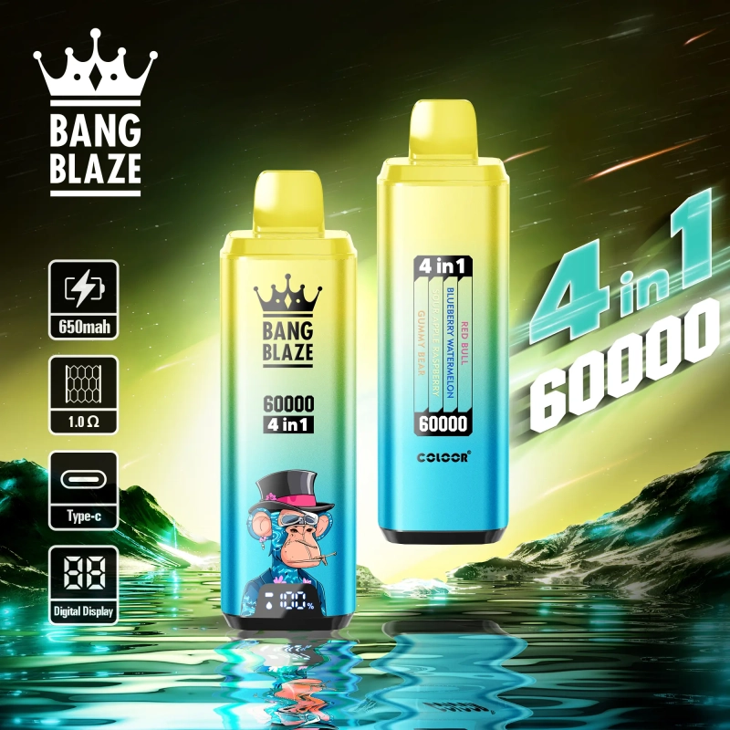 Bang Blaze 60000 60k puffs 4 in 1 flavors vape