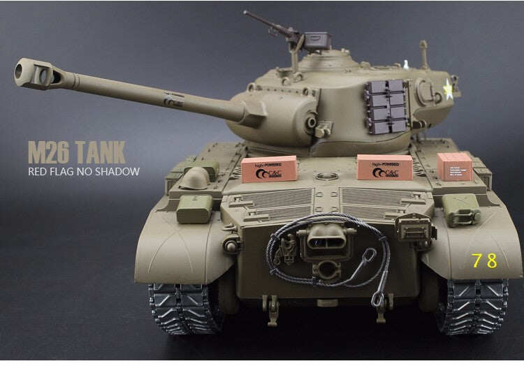 M26 Pershing RC Tank Heng Long 3838 Snow Leopard RC Battle Tank - Versão Metal Pro