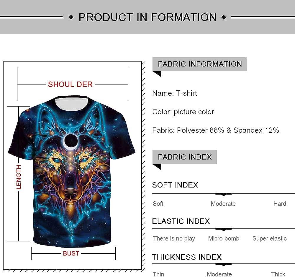 Men's 3D Print Skull T-Shirt 3D Creative Print Short Sleeve T-Shirt Casual Round Neck Novelty Street Fashion Tees Shirt