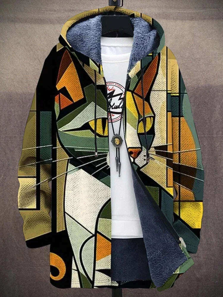 Anna – Jaqueta com estampa artística
