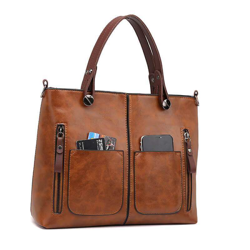 retro style handbag