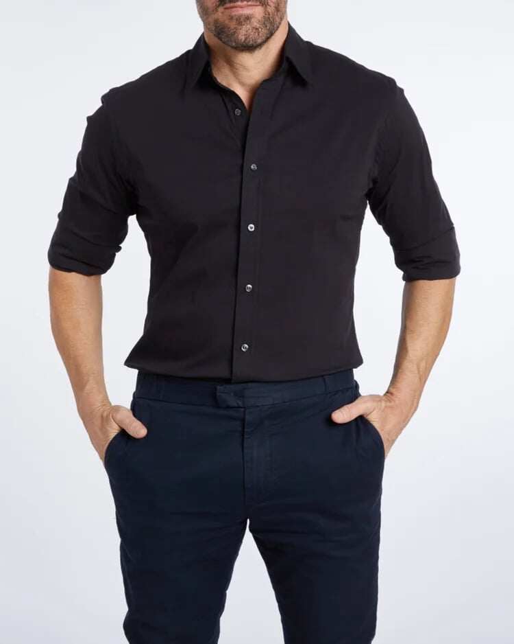 ✨🔥CAMISA OXFORD STRETCH ZIP