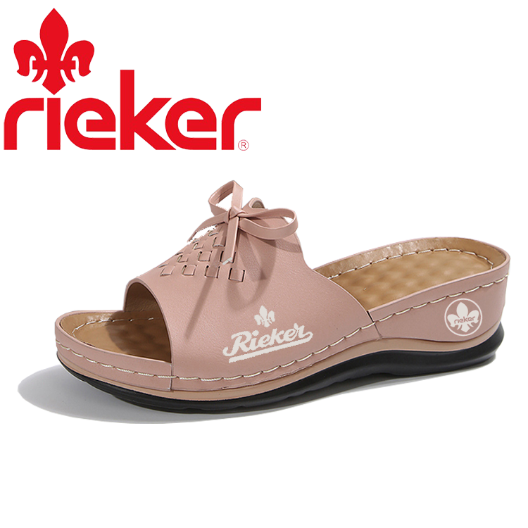Nowe letnie damskie sandały ortopedyczne RIEKER® do wypoczynku