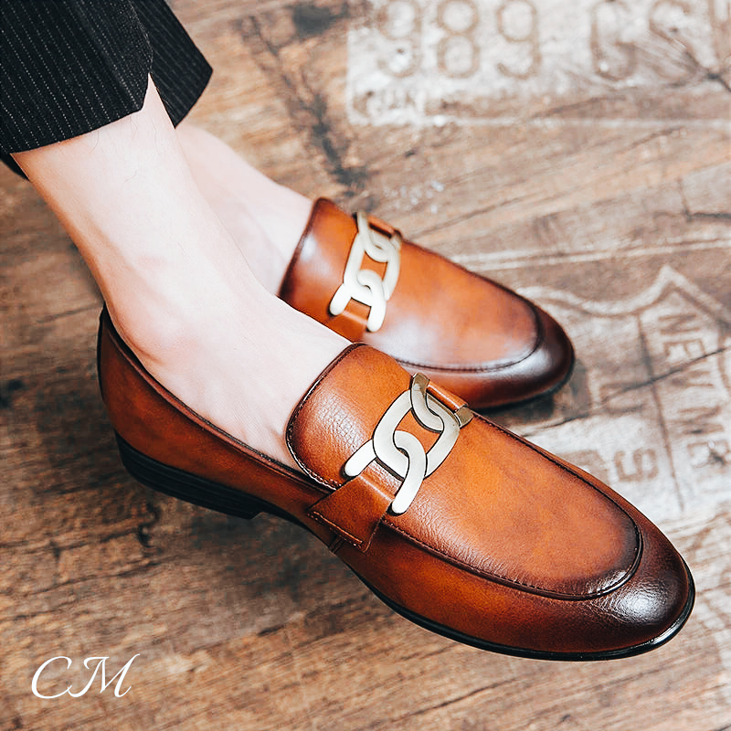Mocassim de couro 
