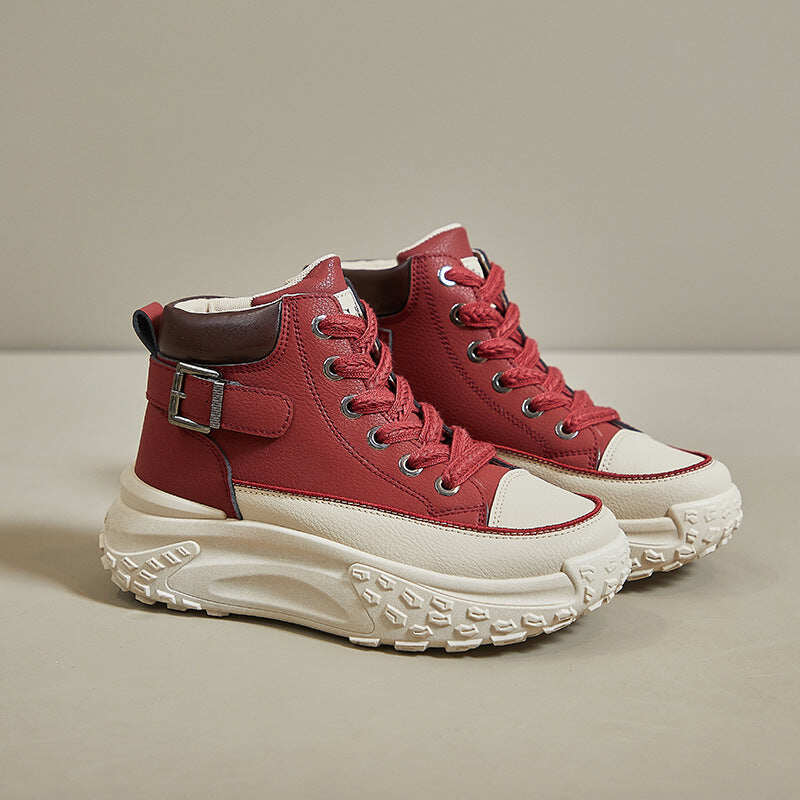 2023 novos tênis retrô com sola grossa para mulheres