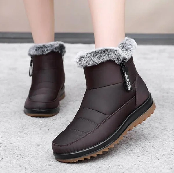 Botas de algodão quente impermeáveis ​​de inverno