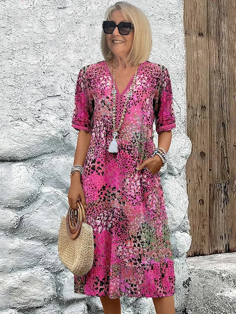 Vestido midi leve