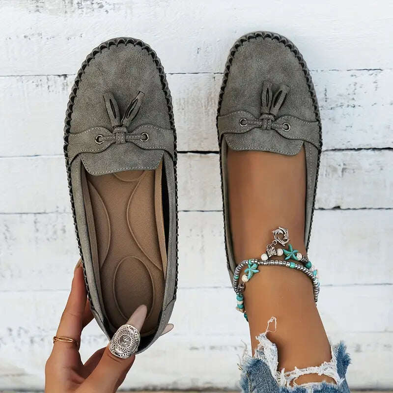 🔥 Oferta diária de 50% de desconto - Mocassins macios e confortáveis ​​em estilo feminino