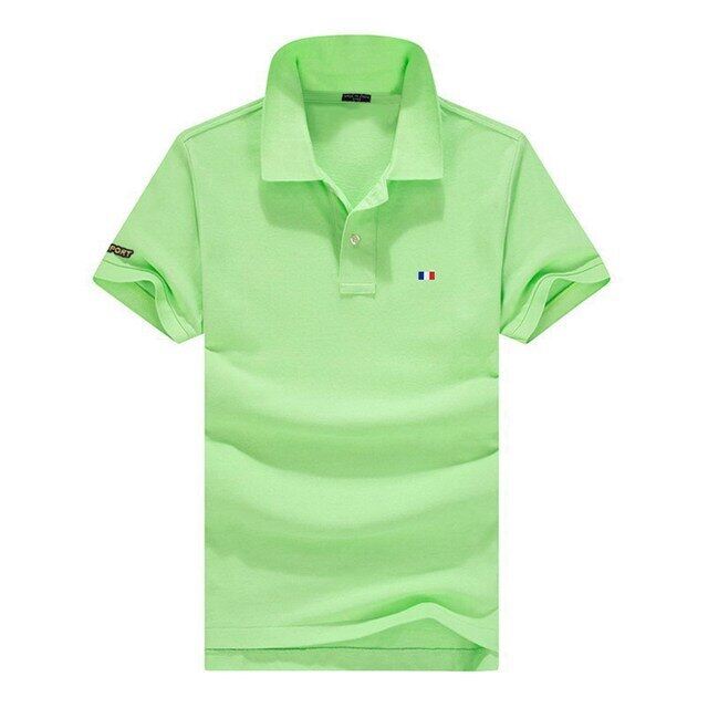 Camisa polo masculina manga curta com absorção de umidade e elasticidade com secagem rápida + proteção UV