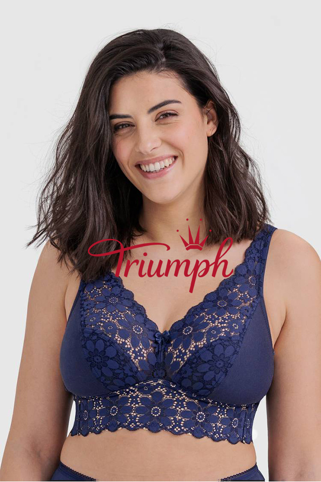 Triumph - 3 peças (75A-110F) 💝Soutien confortável sem arame