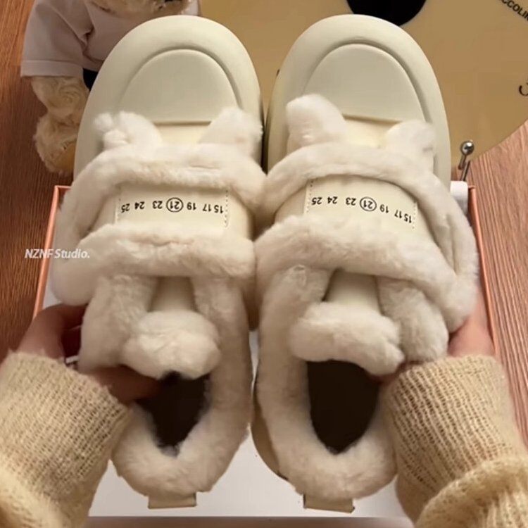 Sapatos de inverno quentes para mulher