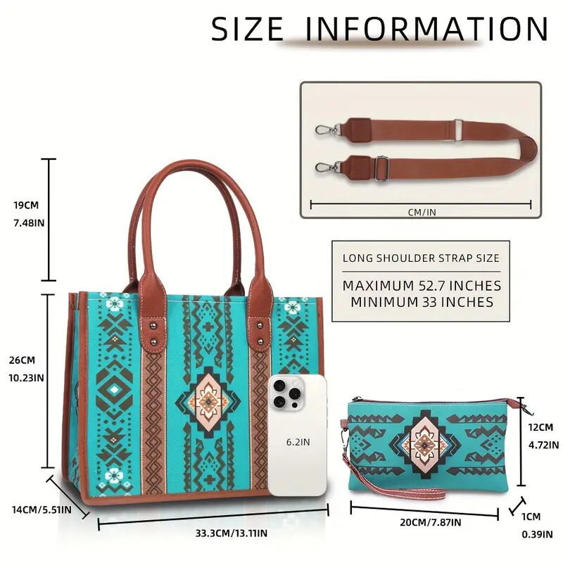 4 darabos Boho Chic táska és válltáska szett