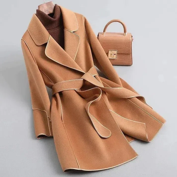 Trench coat de lã virgem, L'Aurablend