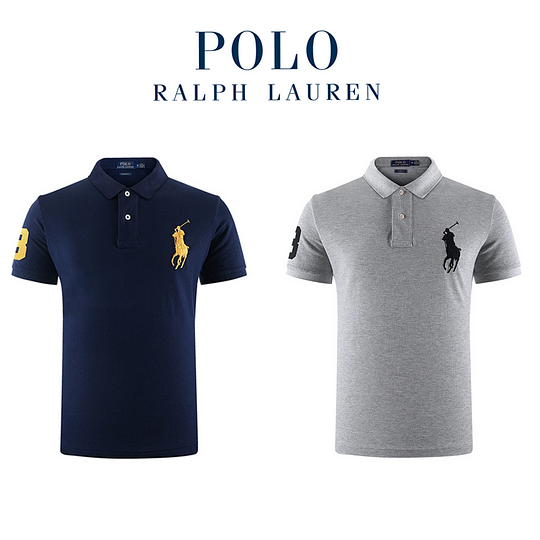 Camisas polo masculinas Ralph Lauren®, pacote com 2