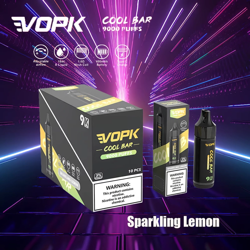 vopk cool bar 9000 puffs Double Mint