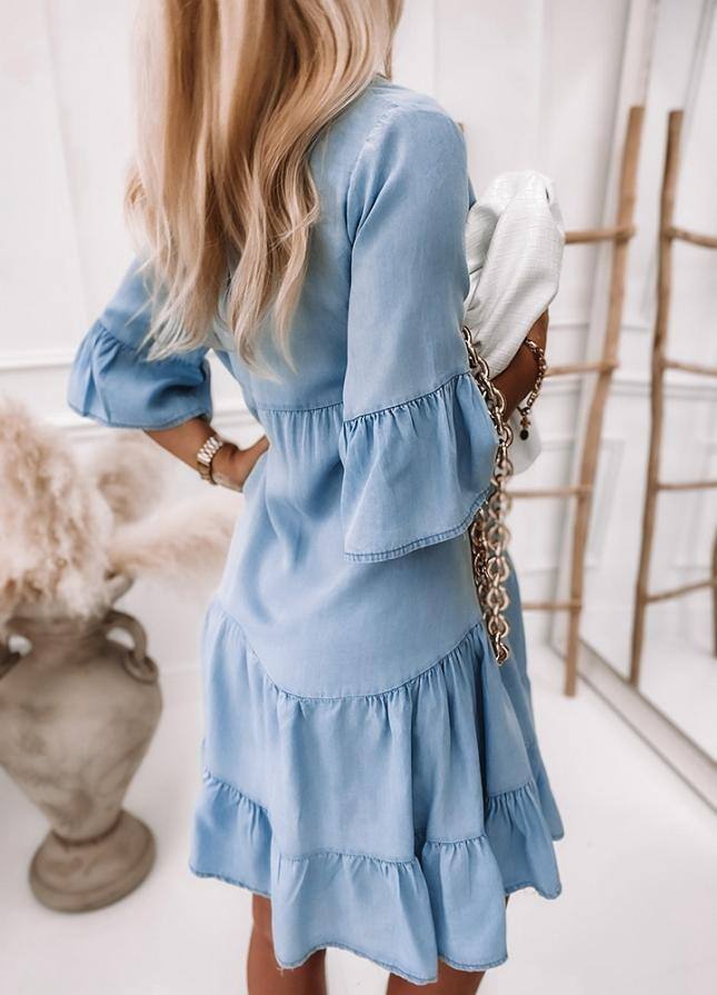 Klasické džínové minišaty