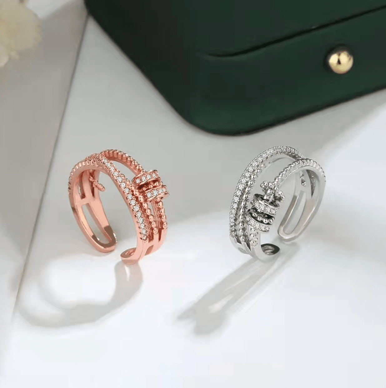 TANSIO Treanic anel triplo de fiação