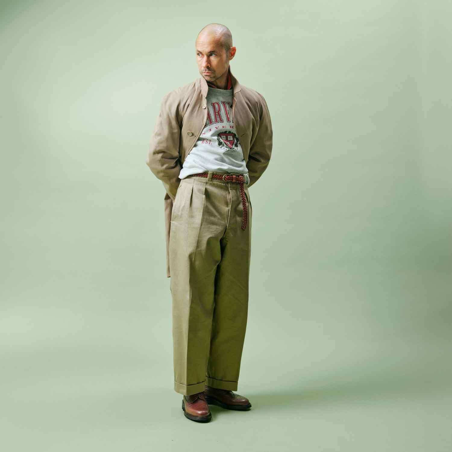 Brogues - Sapatos derby de couro granulado tricolor