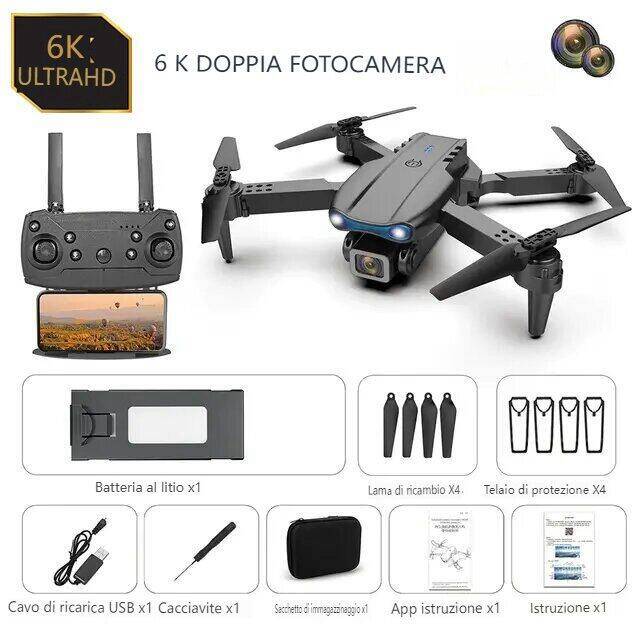 ⚡ Drone de câmera dupla 6K UHD mais recente ⚡