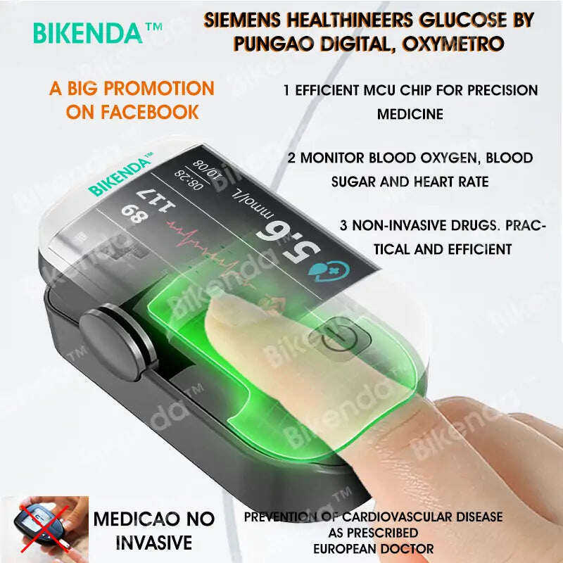【LOJA OFICIAL】 Medidor de Glicemia a Laser Inteligente Multifuncional Não Invasivo de Próxima Geração [Precisão de 99,9%]