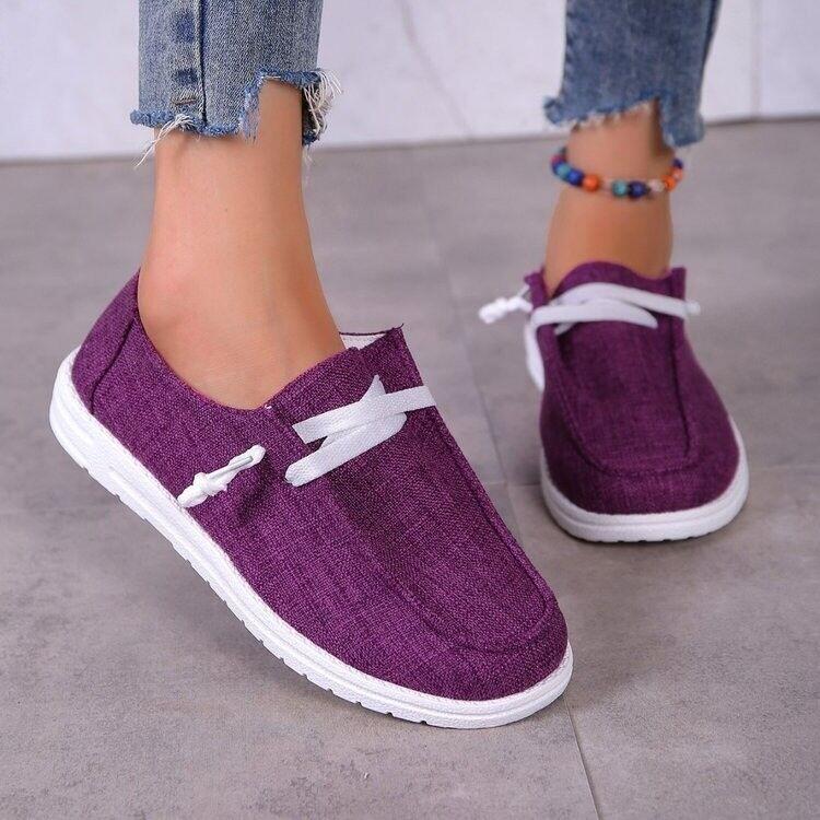✨2024 novos sapatos de lona respirável